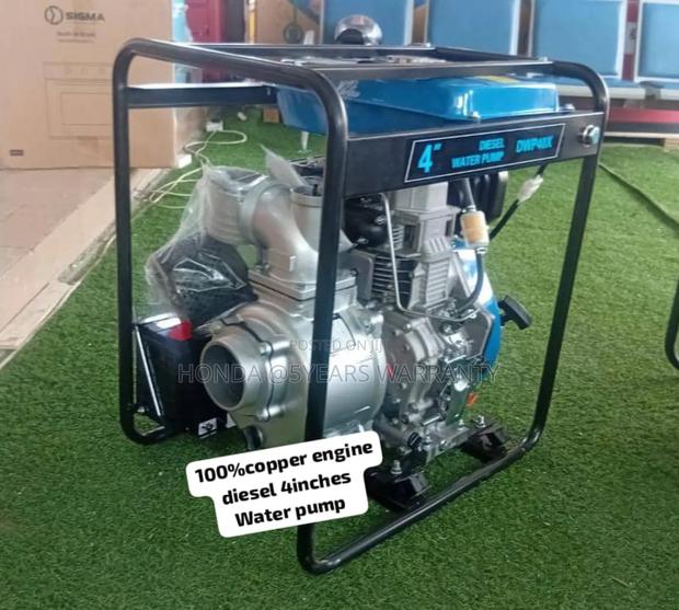 Blue Black 4inches Diesel Water Pump Machine 4inches Diesel · Photo 2