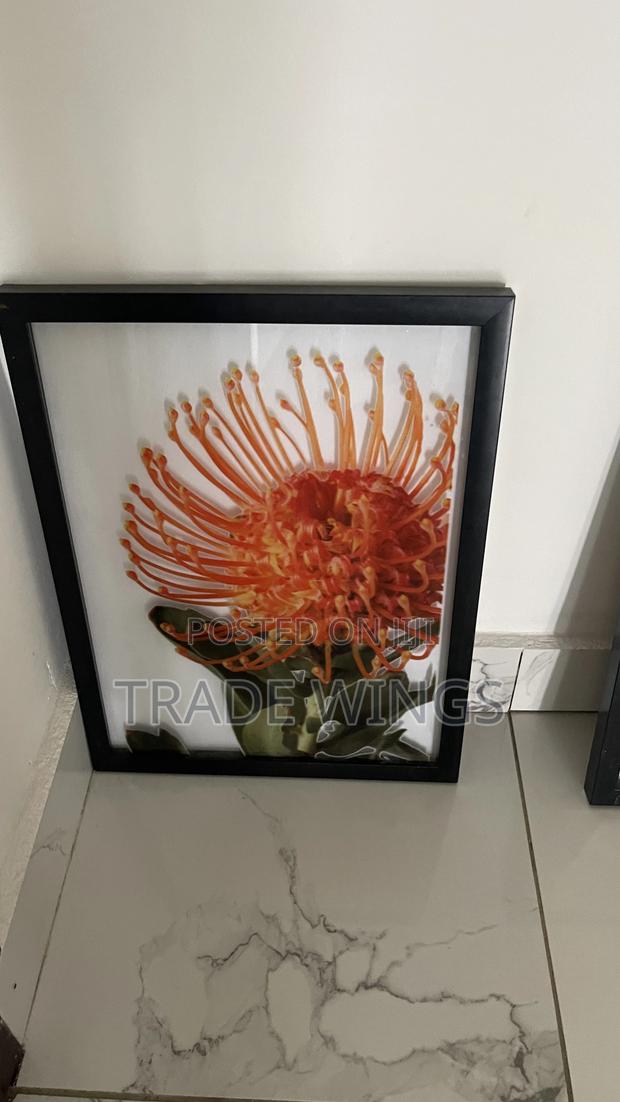 1 Used Black Frame Beautiful Artwork For Sale