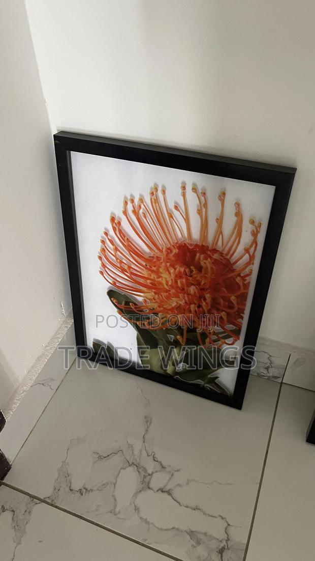 1 Used Black Frame Beautiful Artwork For Sale photo 2