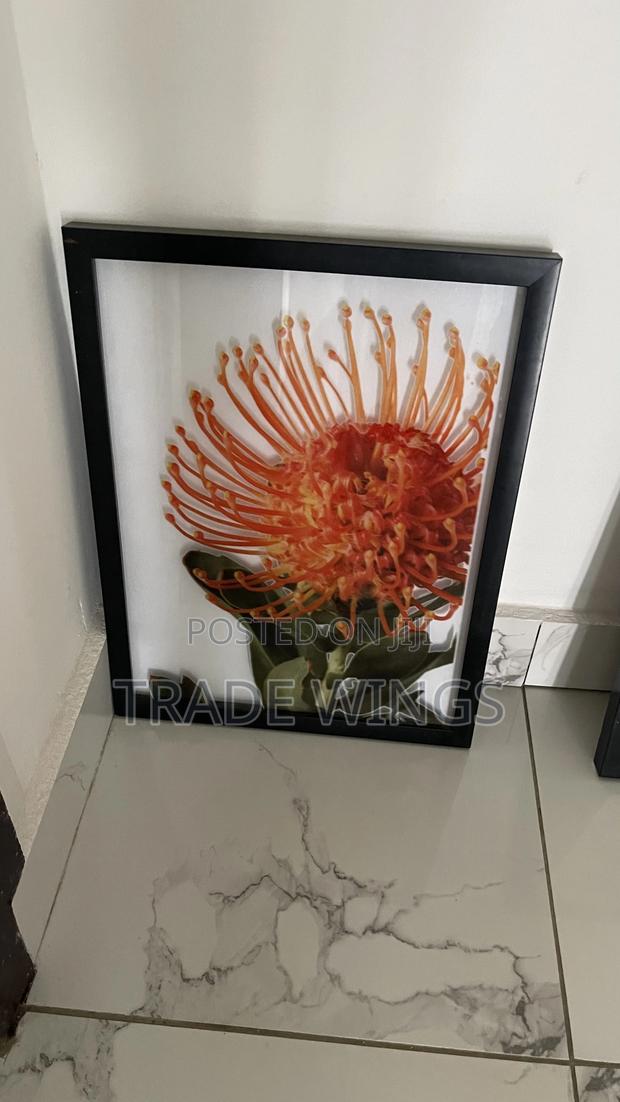 1 Used Black Frame Beautiful Artwork For Sale photo 3