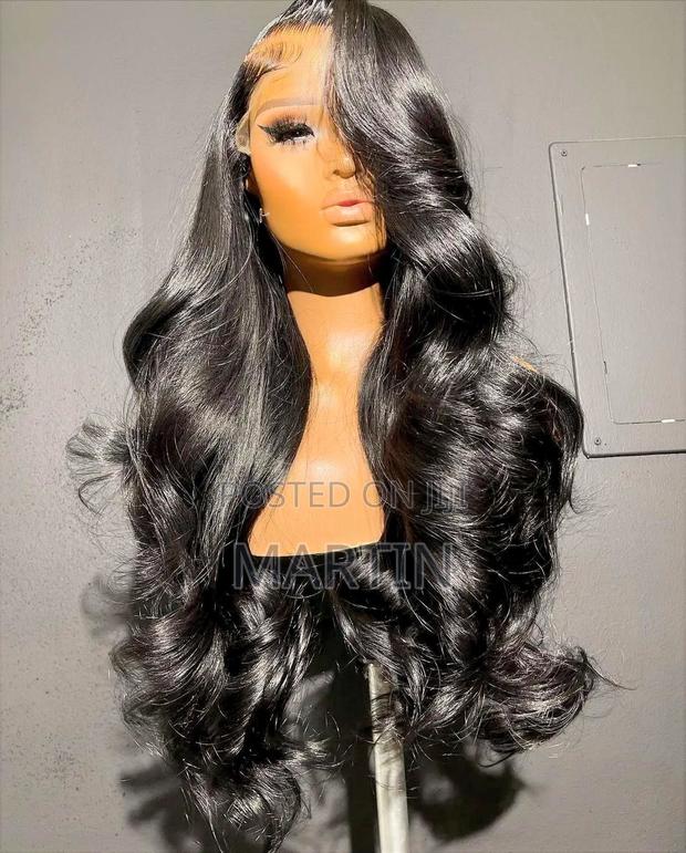 24 Inches 250% Full Thick Body‐Wave Lace Wig