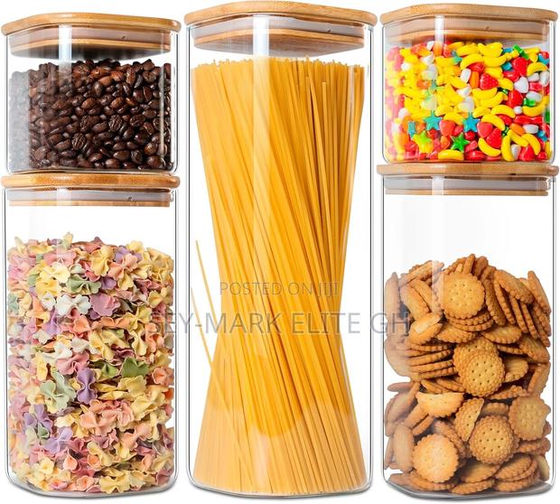5pcs Storage Container With Bamboo Lid · Photo 3