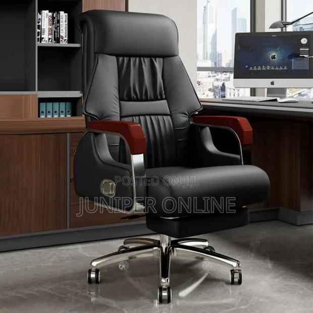 Office Chair Comfortable Message Pure Leather · Photo 2