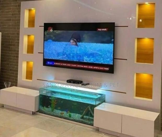 We Build Ultra Classic Modern Tv Unit Aquarium · Photo 3