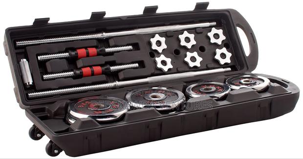 York 50kg Adjustable Dumbbells · Photo 3