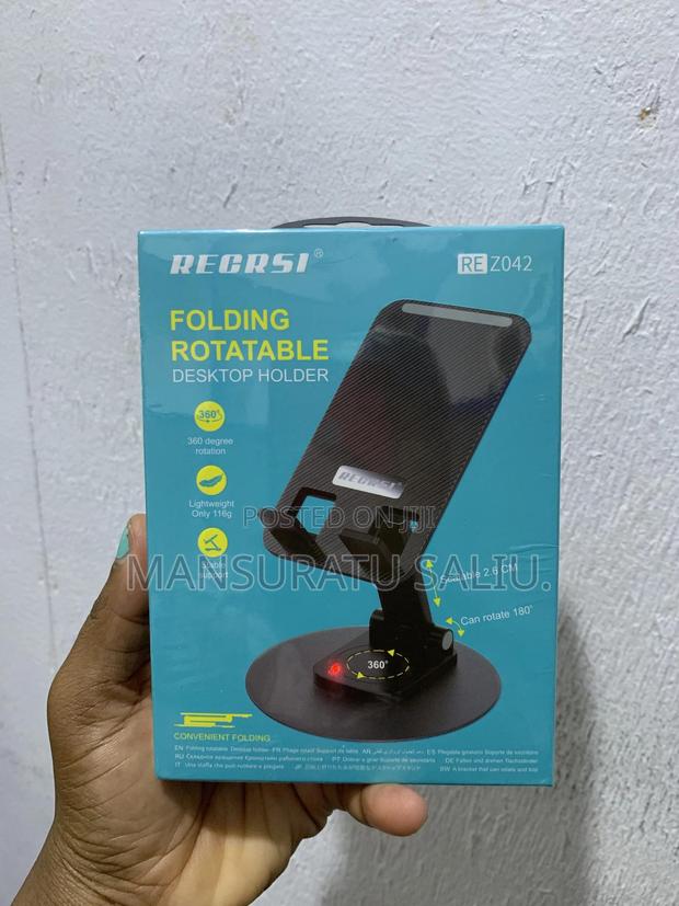 Recrsi Re Z042 Folding Rotatable Desktop Holder 360° Degree Rotation photo 4
