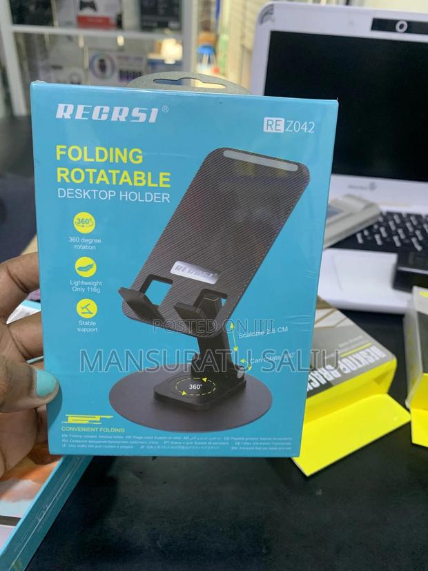 Recrsi Re Z042 Folding Rotatable Desktop Holder 360° Degree Rotation photo 2