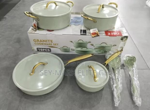 10pcs Osfe Granite Cookware Set · Photo 3