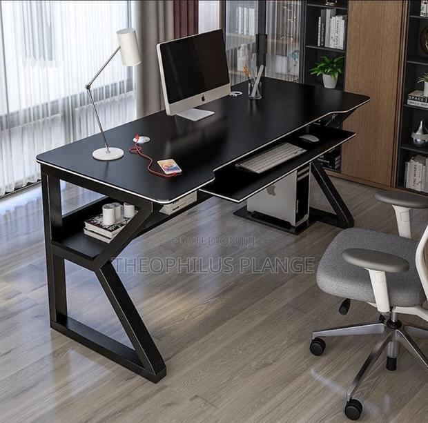 Gaming / Study Table With Keyboard Tray and Shelve · Photo 3