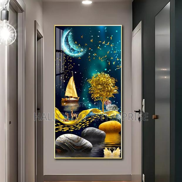Modern Luxury Print Photo Frame Crystal Porcelain Mural Home Decor photo 3