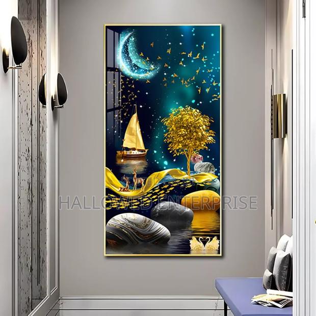 Modern Luxury Print Photo Frame Crystal Porcelain Mural Home Decor photo 4