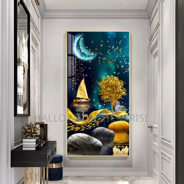 Modern Luxury Print Photo Frame Crystal Porcelain Mural Home Decor photo 5
