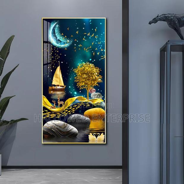 Modern Luxury Print Photo Frame Crystal Porcelain Mural Home Decor photo 6