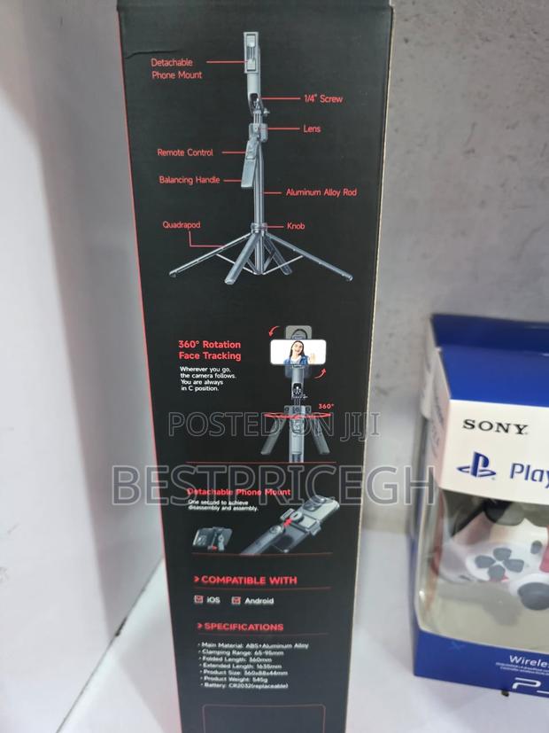 Auto Face Tracking Tripod 360 Rotation With Stand · Photo 3