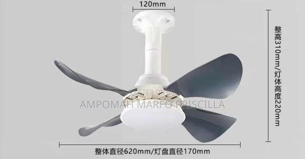 Lamp Holder Ceiling Light With Fan photo 2