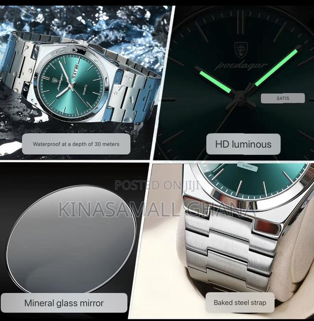 Poedagar Luxury Men’S Wristwatch – Elegant Durable photo 4