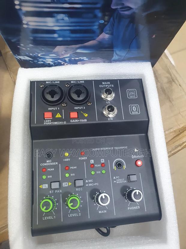 2 Channels Audio Mixer