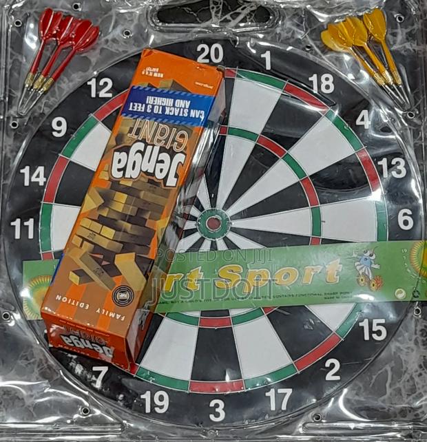 Dart Board + Jenga Game Combo · Photo 2