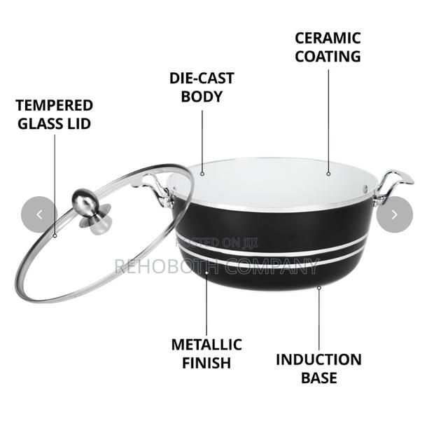 Sq Professional Mianra Seramiq Stockpot Set 5pc Onyx photo 3