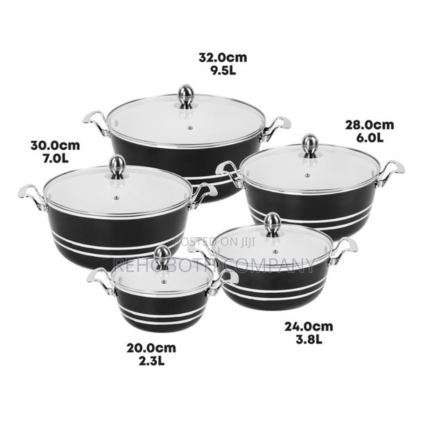 Sq Professional Mianra Seramiq Stockpot Set 5pc Onyx photo 2