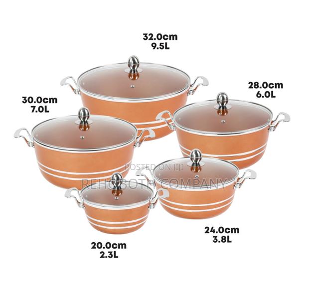 Sq Professional Mianra Seramiq Stockpot Set 5pc Axinite photo 2