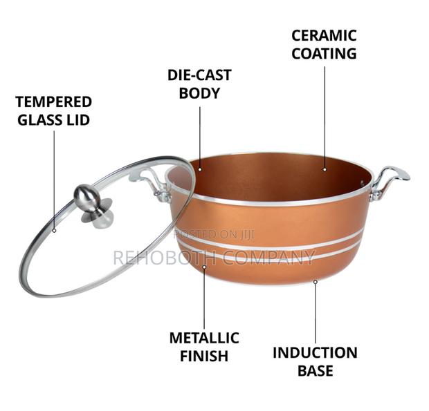 Sq Professional Mianra Seramiq Stockpot Set 5pc Axinite photo 4