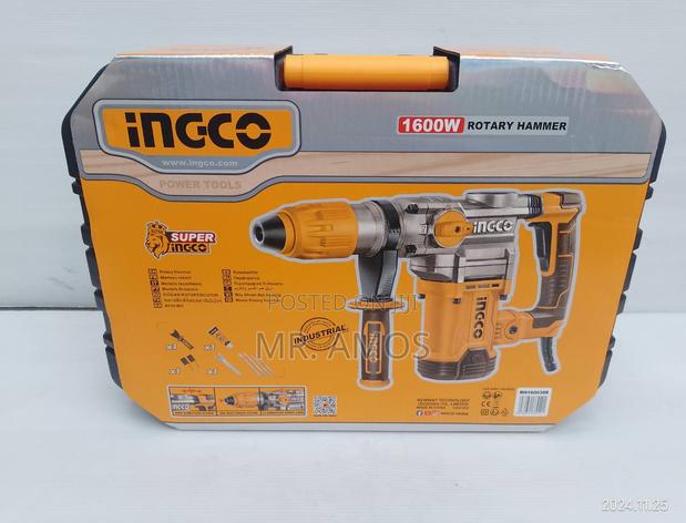 1600 Watt Rotary Hammer (Sds-Max) With 4pcs Bits Set - Rh · Photo 4