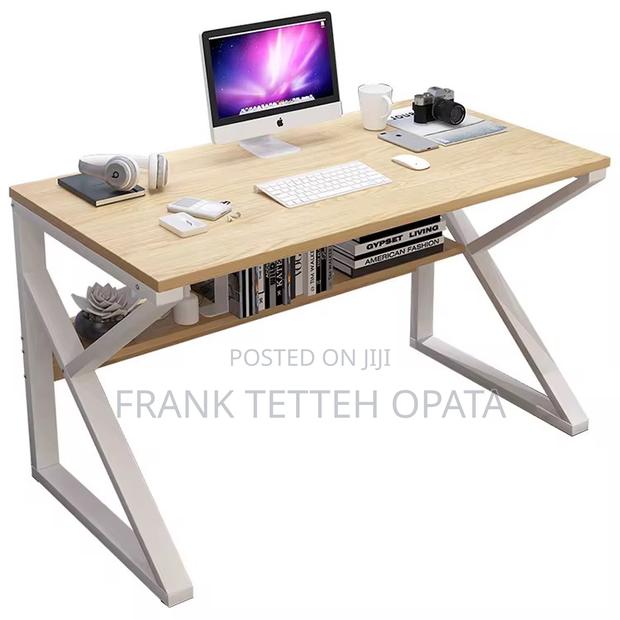 Computer Desk, Writing Study Desk With Book Shelves, photo 4