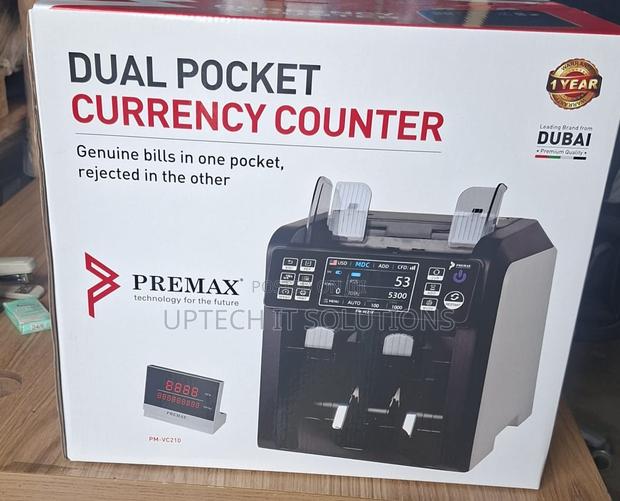 Dual Pocket Currency Counter