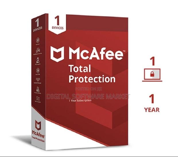 McAfee Antivirus 1 Year 1 Device