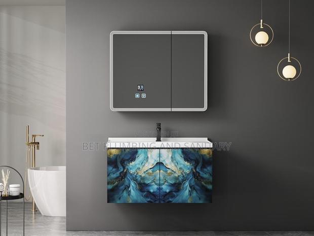 Imported Led Cabinet Basin and Mirror Complete_smart Cabinet Basin · Photo 2
