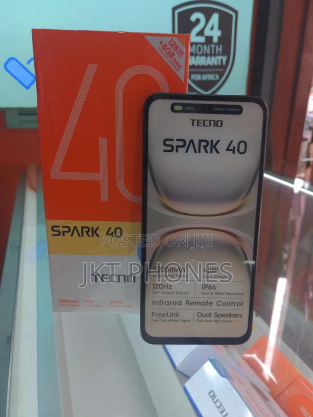 New Tecno Spark 40 128 GB Black