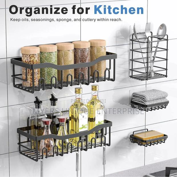 5 PCS Space Saving Bathroom Organizer