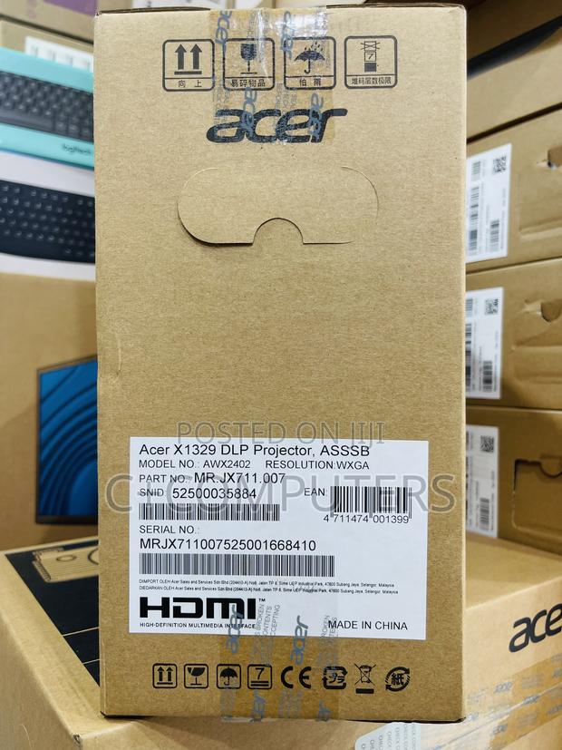 Acer X1329 Projector DLP Technology 4800 Ansi Lumens photo 3