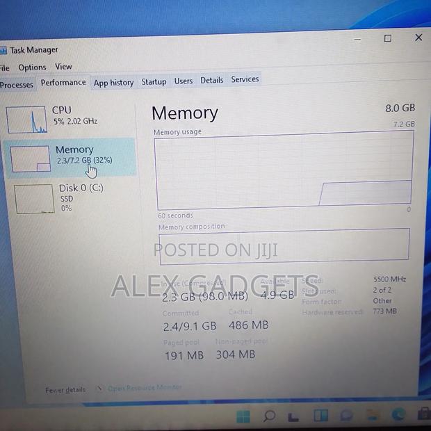 Laptop HP 8GB AMD SSD 256GB photo 5