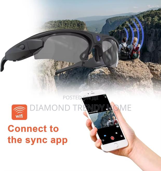 Smart Sunglass With Video Camera and Ear Piece. photo 5