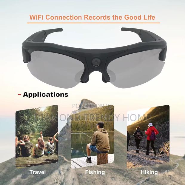 Smart Sunglass With Video Camera and Ear Piece. photo 2