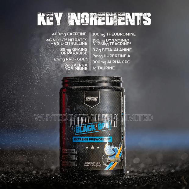 Unleash Strength With Total War Black Ops Pre-workout |Caffeine| Focus photo 2