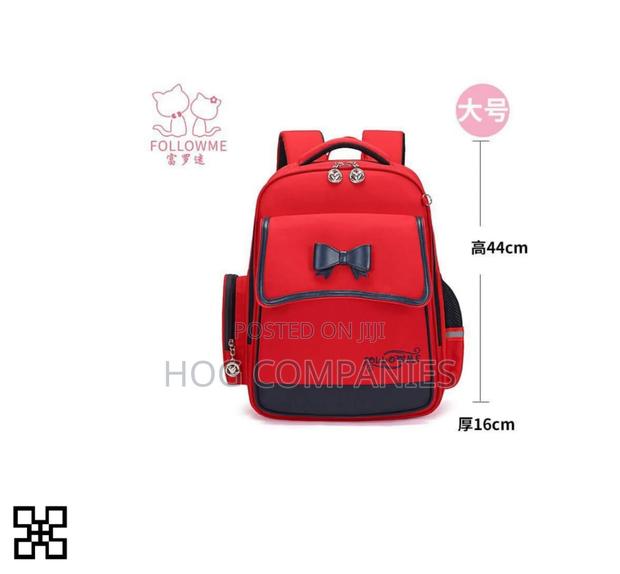 Followme Red Bow Kids Backpack School Bag for KG and Lower Primary · Photo 4