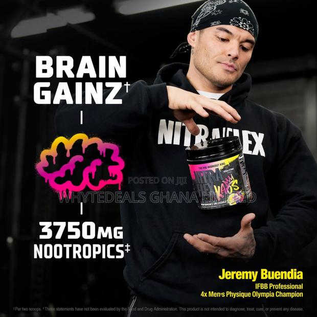 Pre-workout King| Nitraflex Kaos For Explosive Energy| Pump| Strength photo 7