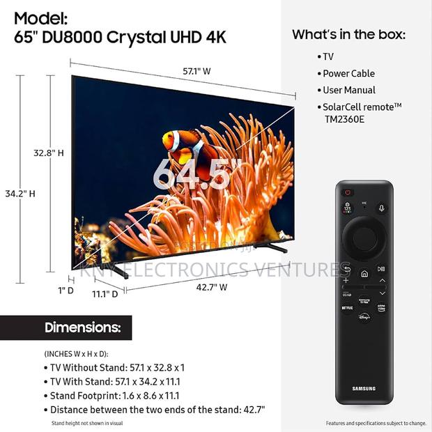 Samsung 65-Inch Class Crystal Uhd Du8000 · Photo 4