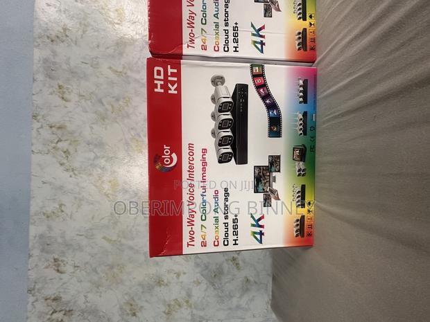 4 Channel CCTV Kit 2mp Full Coloured photo 2