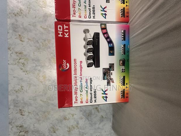 4 Channel CCTV Kit 2mp Full Coloured photo 3
