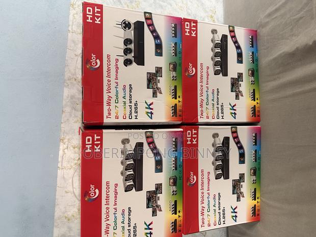 4 Channel CCTV Kit 2mp Full Coloured photo 4