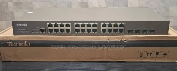 Tenda 24-Port Gigabit Managed Poe Switch With 4-Port SFP Combo · Photo 2