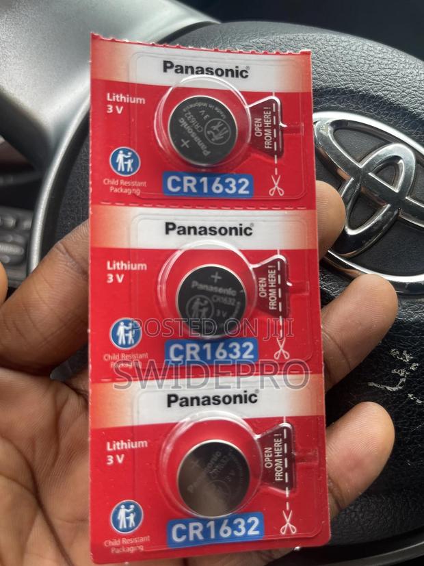 Panasonic Cr1632 3v Lithium Coin Car Remote Batteries,