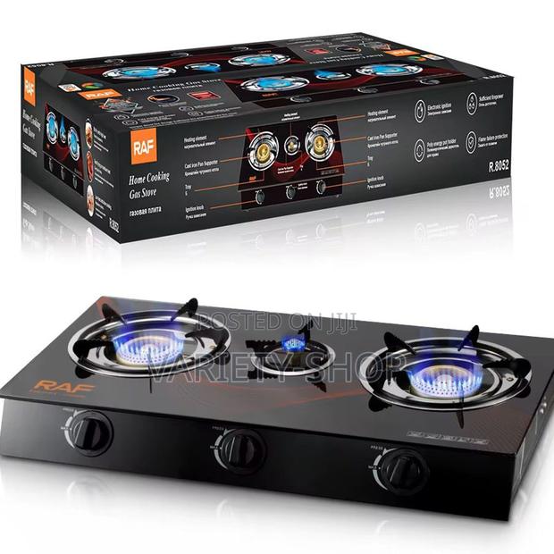 Raf Triple Burner Gas Cooker – Strong and Reliable