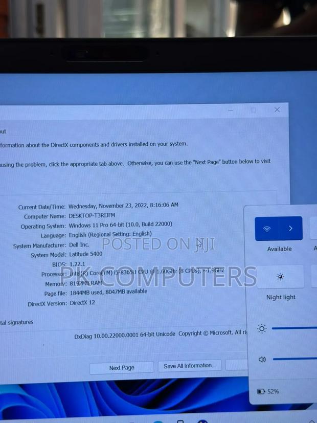 Laptop Dell Latitude 5400 8GB Intel Core I5 SSD 256GB photo 3