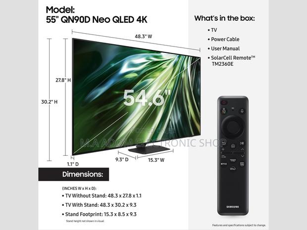 Samsung 98” Qled Qn90d 120hz Magic Remote Led Tv · Photo 4