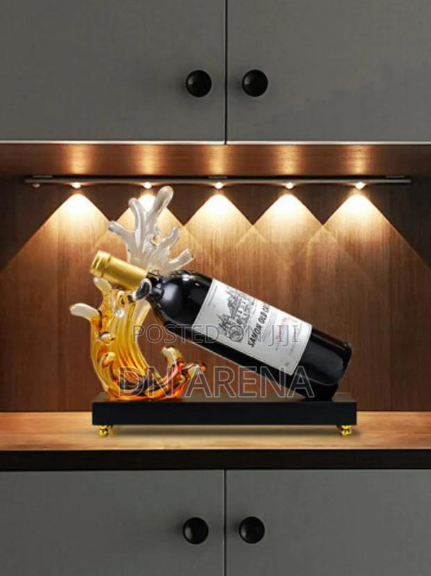 Abstract Art Style Wine Rack photo 3